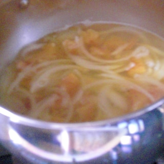 鱈と玉ねぎのスープ